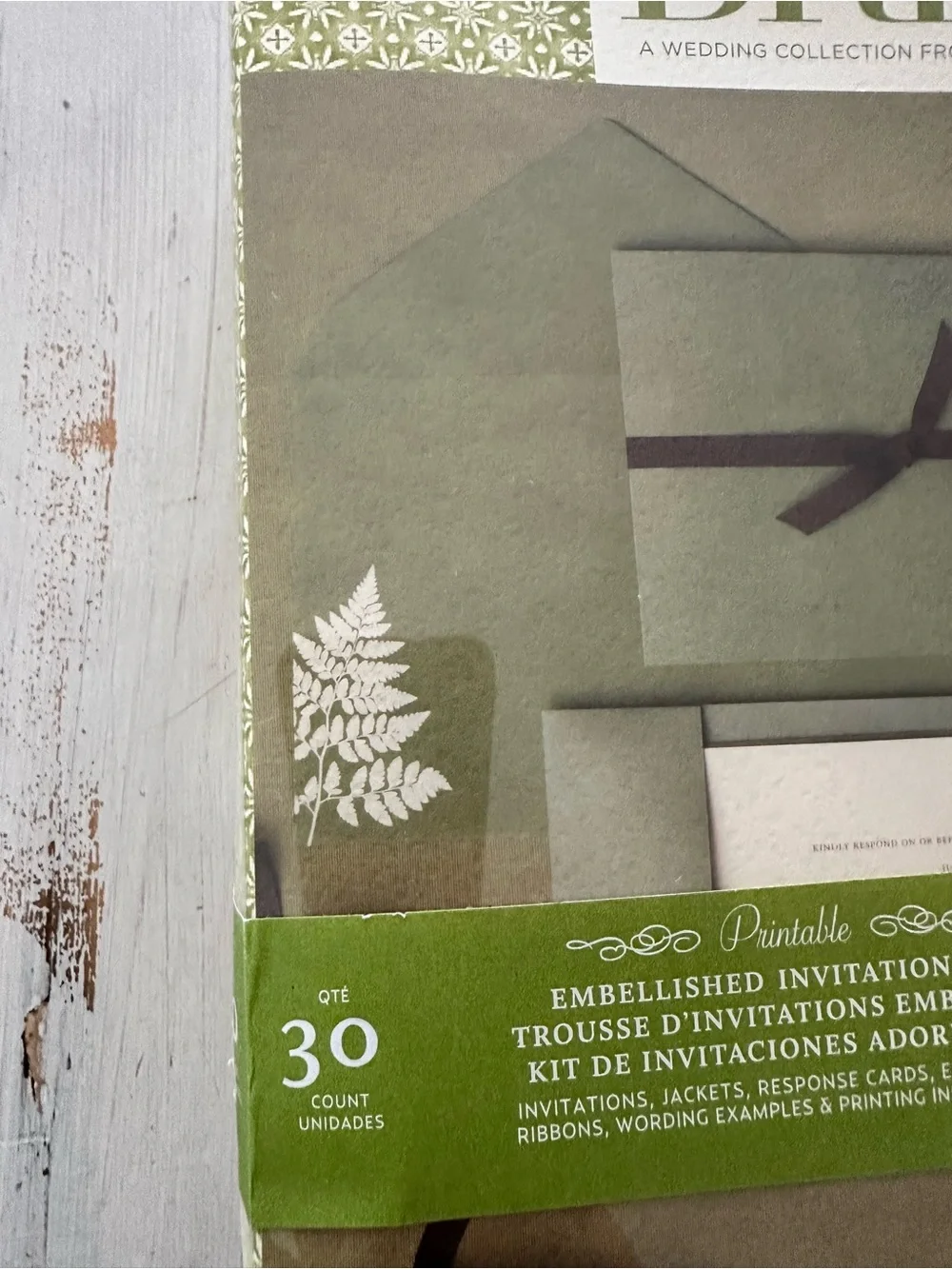 BRIDES Wedding Invitation Kit printable invitations rustic woods forest new